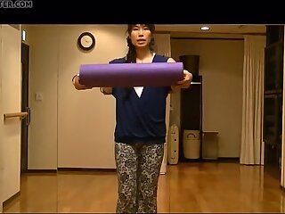 Yoga Cameltoe Japansk Mogen