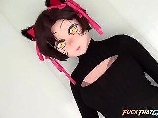 Cat Gadis Kigurumi.